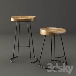 Chair - 1950s Tractor Bar _amp_ Dining Stool 