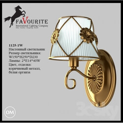 Wall light - Favourite 1225-1W Sconce 
