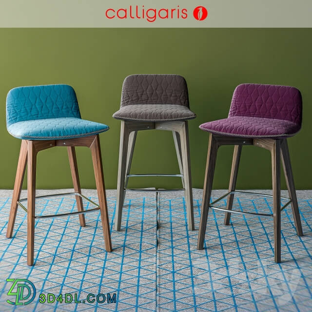 Chair - Calligaris bar stool SAMI stool.