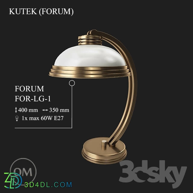 Table lamp - KUTEK _FORUM_ FOR-LG-1