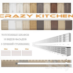 Kitchen - Set of modern kitchen fronts - Crazy Kitchen 