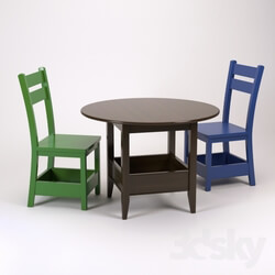 Table _ Chair - Bin Play Table _ Porter Chair 