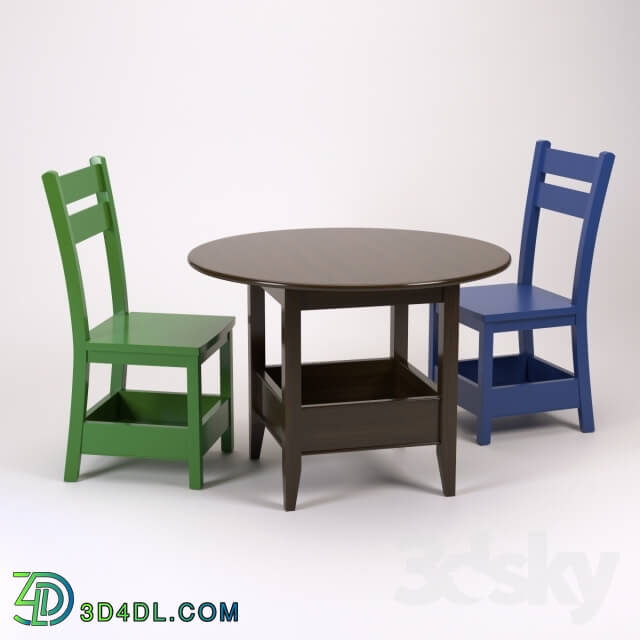 Table _ Chair - Bin Play Table _ Porter Chair