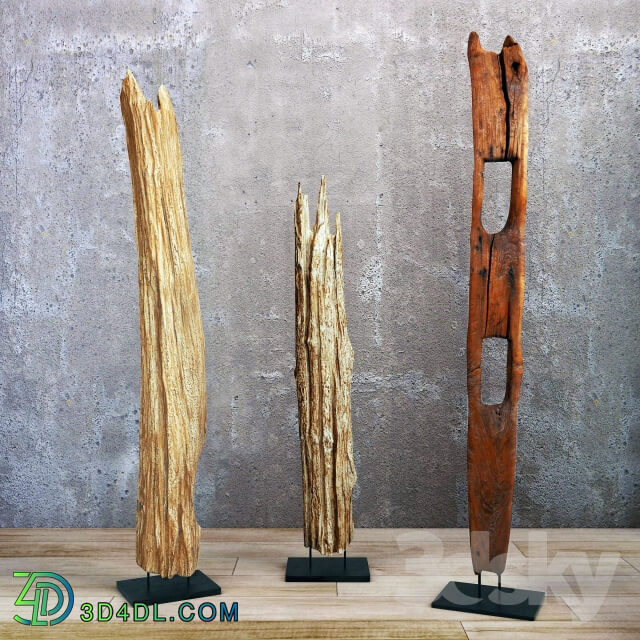 Other decorative objects - Natura Tall Root Wood