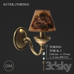 Wall light - KUTEK _TORINO_ TOR-K-1 