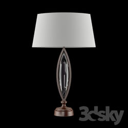 Table lamp - Fine Art Lamps_ 850210-31 _bronze finish_ smooth crystal_ 