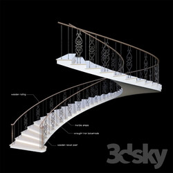 Staircase - Spiral Stair 