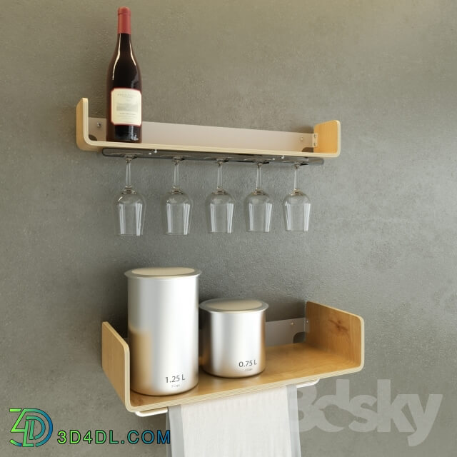 Other kitchen accessories - deco shelves