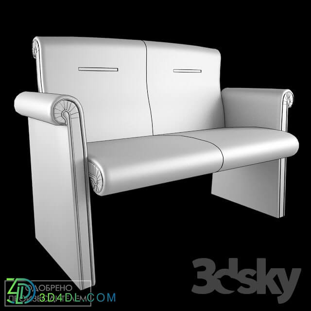 Office furniture - Poltrona Frau _ Forum Bridge two seater