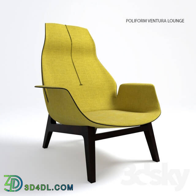 Arm chair - Ventura Lounge Armchair by Poliform