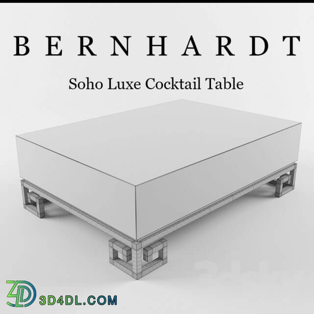 Table - Bernhardt Soho Luxe Cocktail Table