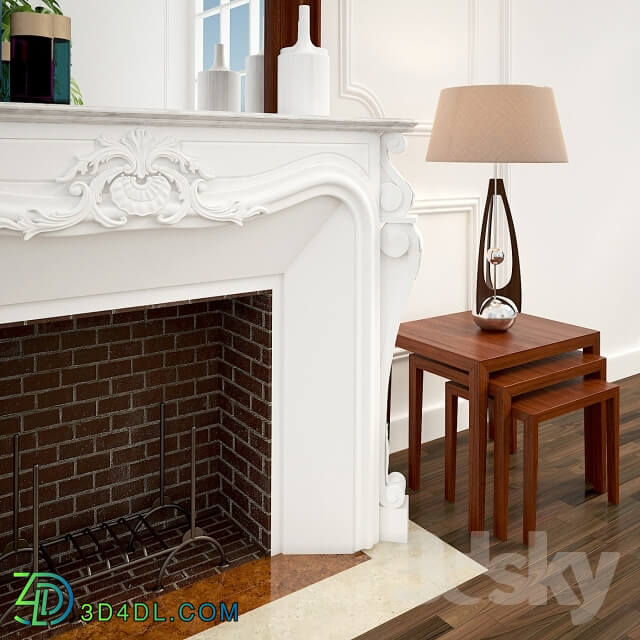 Fireplace - Classic fireplace