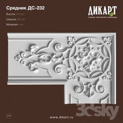 Decorative plaster - DS-232 260x395x25mm 