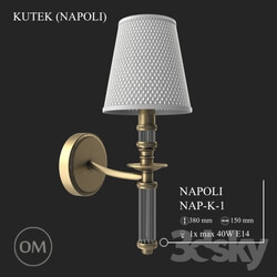 Wall light - KUTEK _NAPOLI_ NAP-K-1 