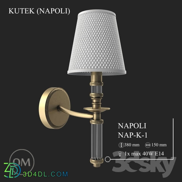 Wall light - KUTEK _NAPOLI_ NAP-K-1