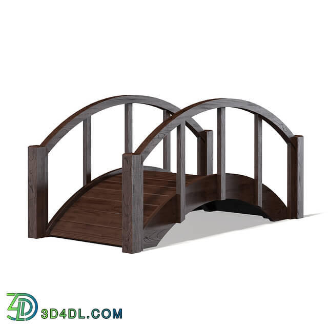 CGaxis Vol108 (12) small dark wooden bridge