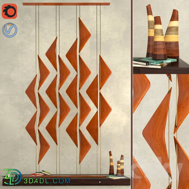 Other decorative objects - Modern wall partition divider