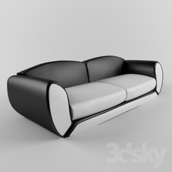 Sofa - Black n White Sofa 