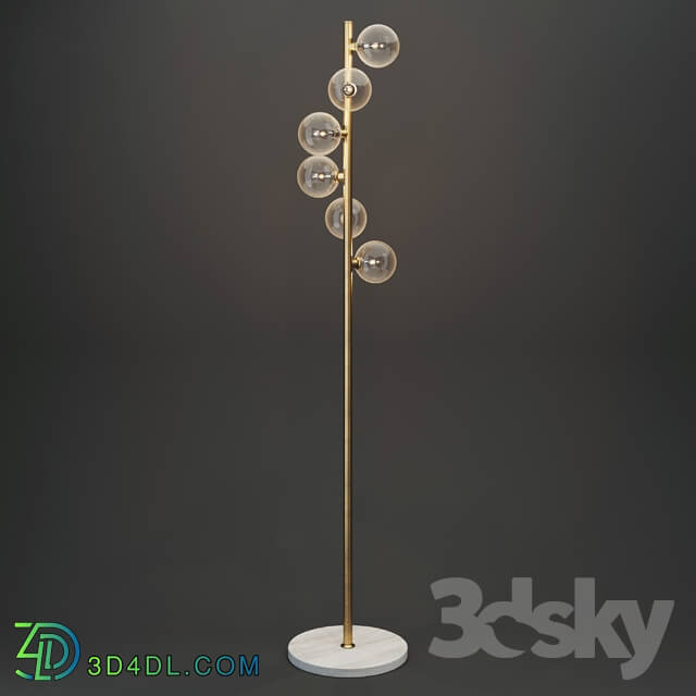 Floor lamp - GRAMERCY HOME - FABIENNE FLOOR LAMP FL049-6