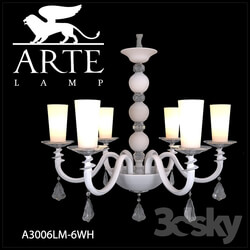 Ceiling light - Chandelier ArteLamp A3006LM-6WH 