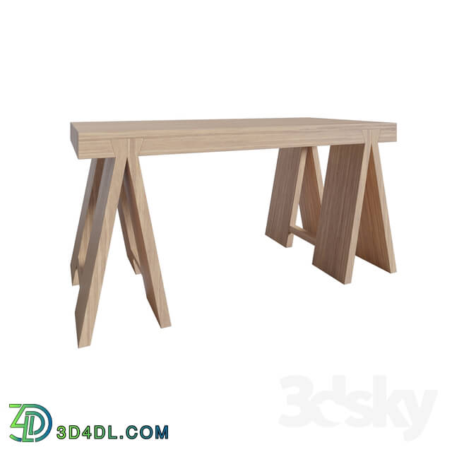 Table - Modern Wood Table 02