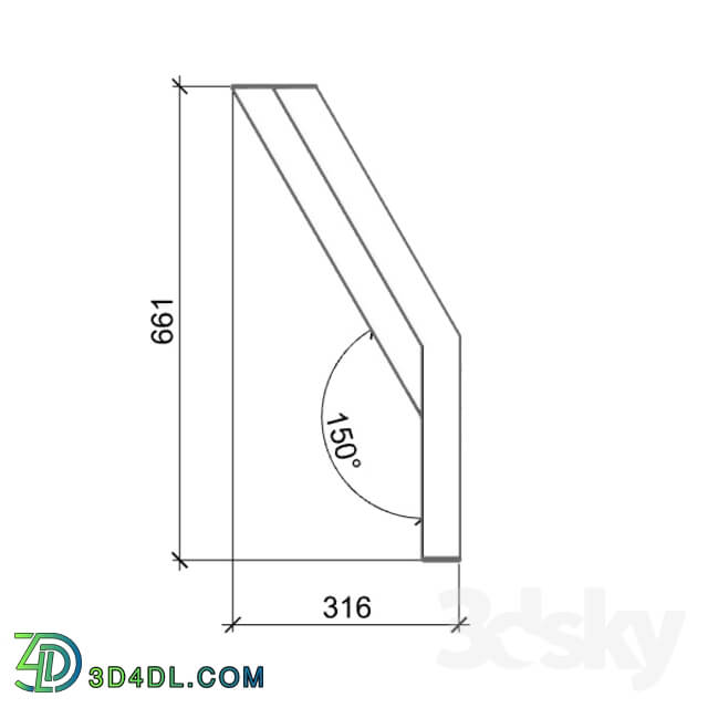 Wall light - Ligna twix