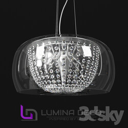 Ceiling light - _OM_ Pendant lamp Lumina Deco Disposa D50 transparent 