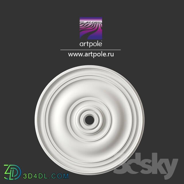 Decorative plaster - Ceiling outlet