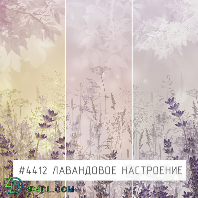 Wall covering - Creativille _ Wallpapers _ Lavender mood 4412