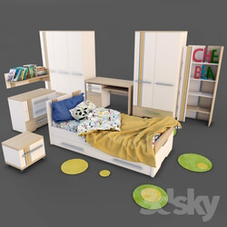 Full furniture set - Set children__39_s furniture Titouan 