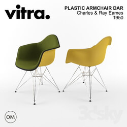 Arm chair - VITRA EAMES PLASTIC ARMCHAIR DAR 