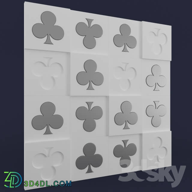 3D panel - Panel clubs.