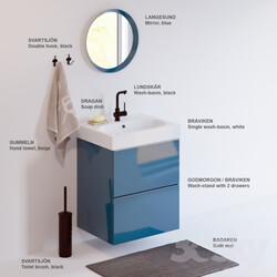 Bathroom furniture - Set of bathroom furniture IKEA 