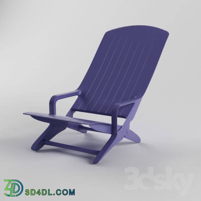 Arm chair - Folding Plastic Chair _Recliner_