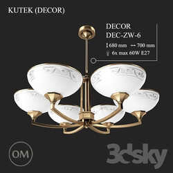 Ceiling light - KUTEK _DECOR_ DEC-ZW-6 