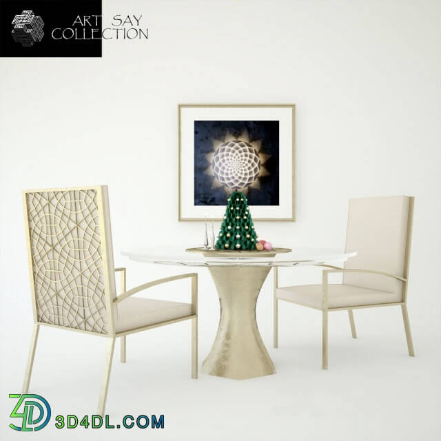 Table _ Chair - Table _ chair _ decor by Art-Say collection