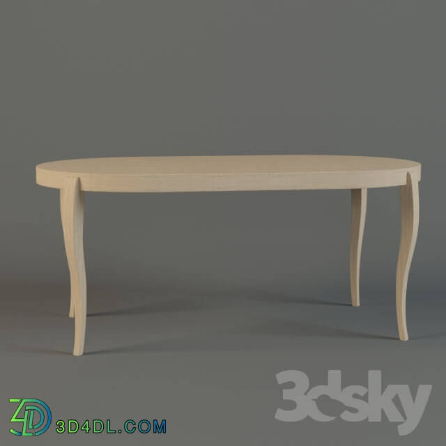 Table - Table oval furniture Malaysia