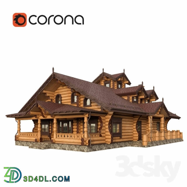 Building - Log cabin chalet Corona