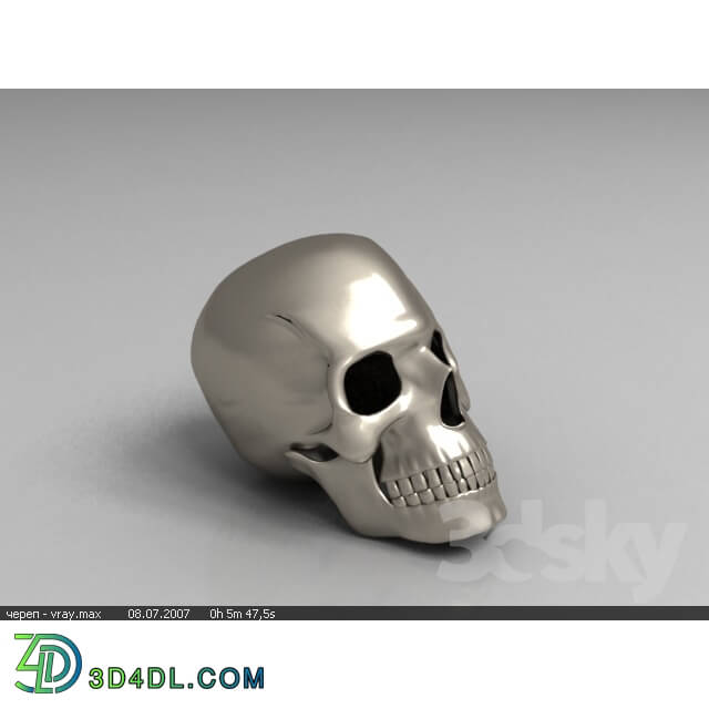 Other decorative objects - Metallic skull