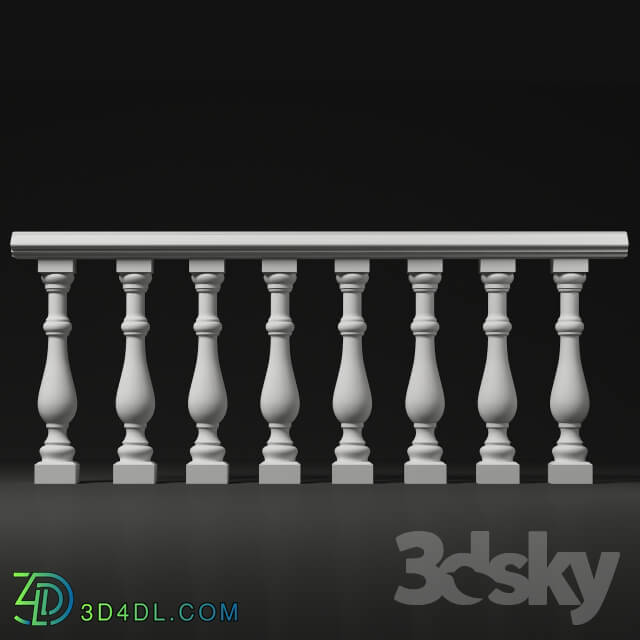 Other architectural elements - classical balustrade