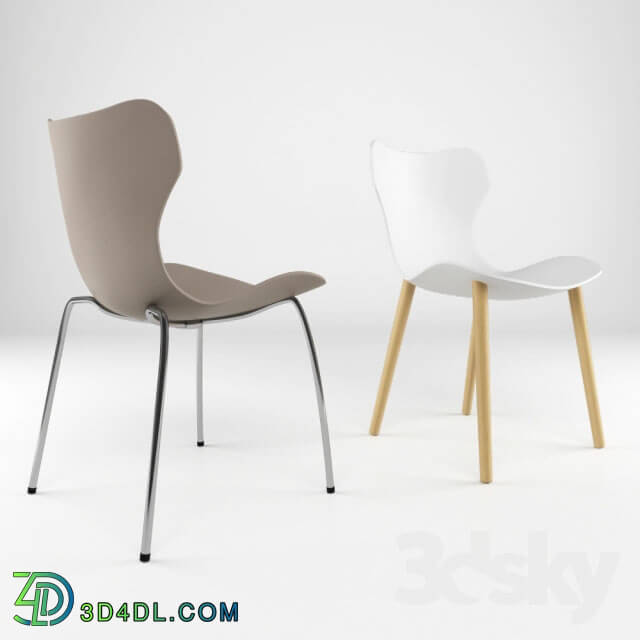 Chair - B_B Italia Papilio Shell