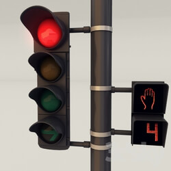 Other architectural elements - Traffic Lights Set 