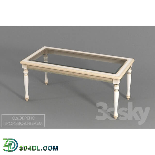 Table - Coffee table with glass _D_okonda_