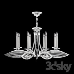 Ceiling light - Fine Art Lamps_ 843940-11 _silver finish_ smooth crystals_ 
