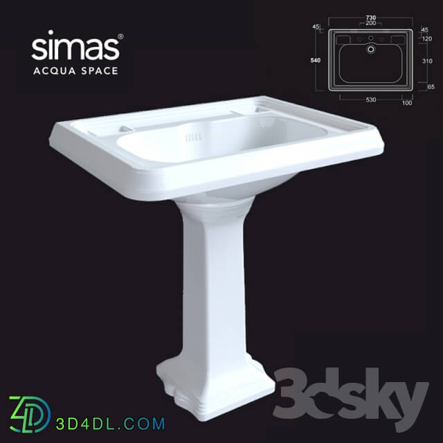 Wash basin - Wash simas AR_854-AR_805 OM