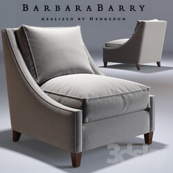 Arm chair - Barbara Barry _Curved Back Lounge Chair_No. 883-33 _Occasional Chair 