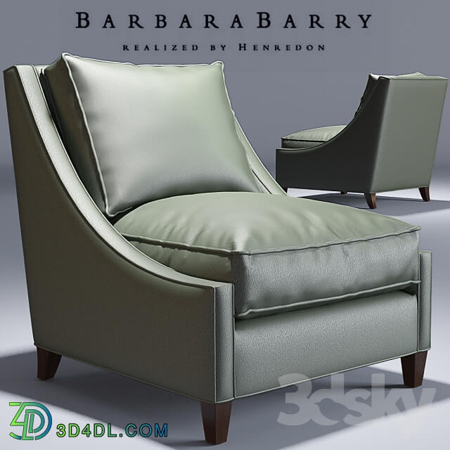 Arm chair - Barbara Barry _Curved Back Lounge Chair_No. 883-33 _Occasional Chair