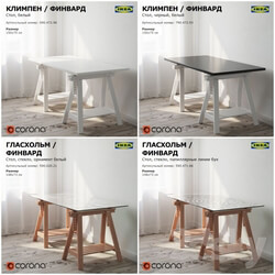 Table - Combinations IKEA tables 