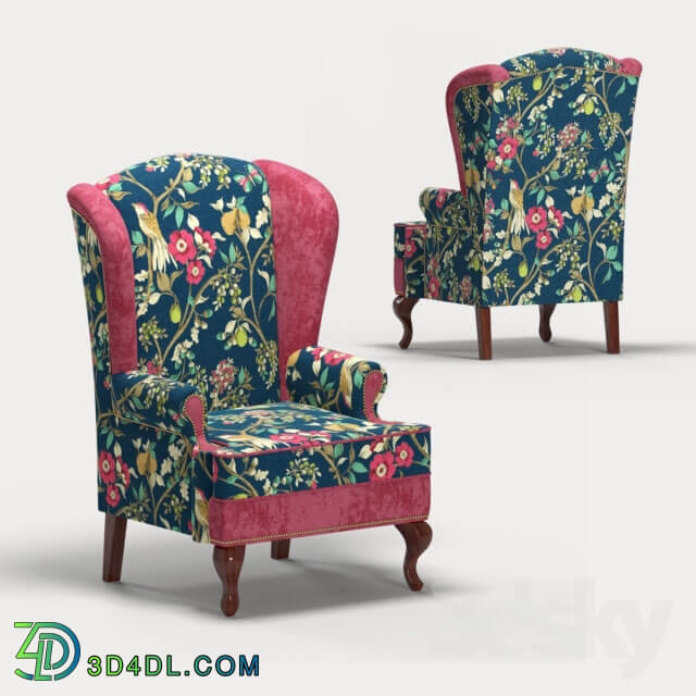 Arm chair - chair quilt Garden of Eden