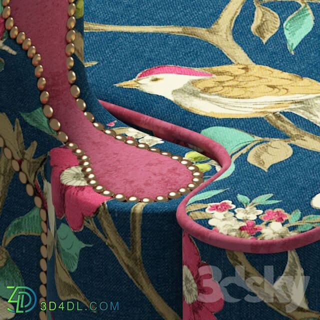 Arm chair - chair quilt Garden of Eden